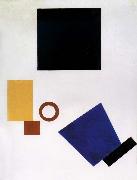 Kasimir Malevich Self-Portrait in the Second space painting